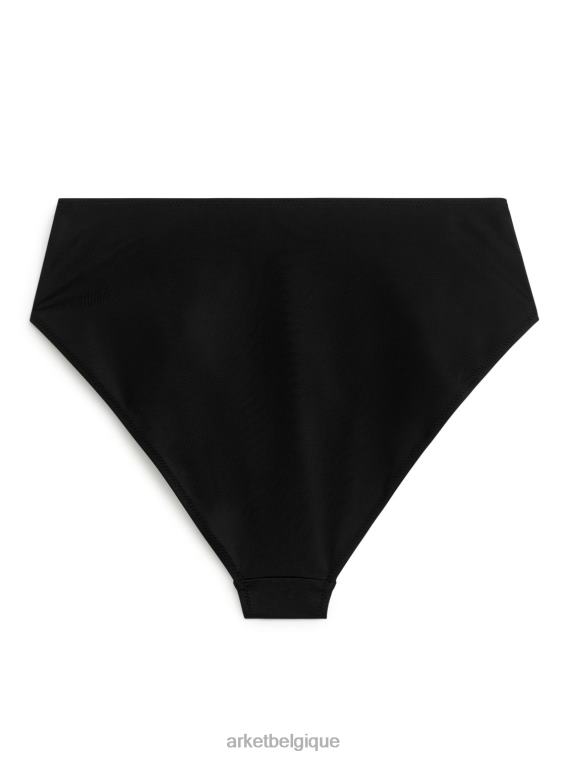 ARKET bas de bikini taille haute femmes noir T46DR610 vêtements