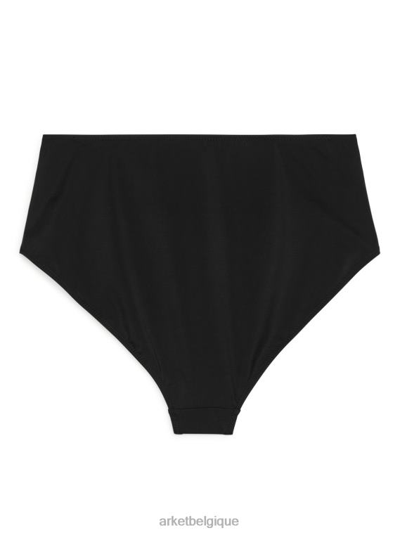 ARKET bas de bikini taille haute femmes noir T46DR627 vêtements