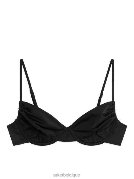 ARKET haut de bikini à armatures femmes noir T46DR606 vêtements