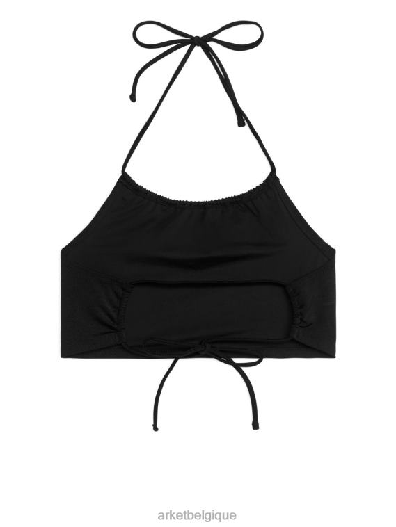 ARKET haut de bikini dos nu femmes noir T46DR586 vêtements