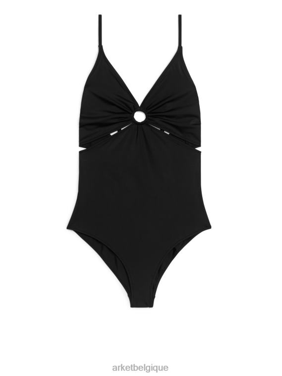 ARKET maillot de bain à découpes et détails femmes noir T46DR612 vêtements