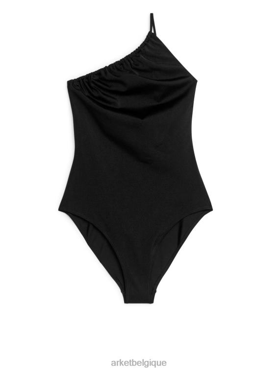 ARKET maillot de bain à une épaule femmes noir T46DR620 vêtements