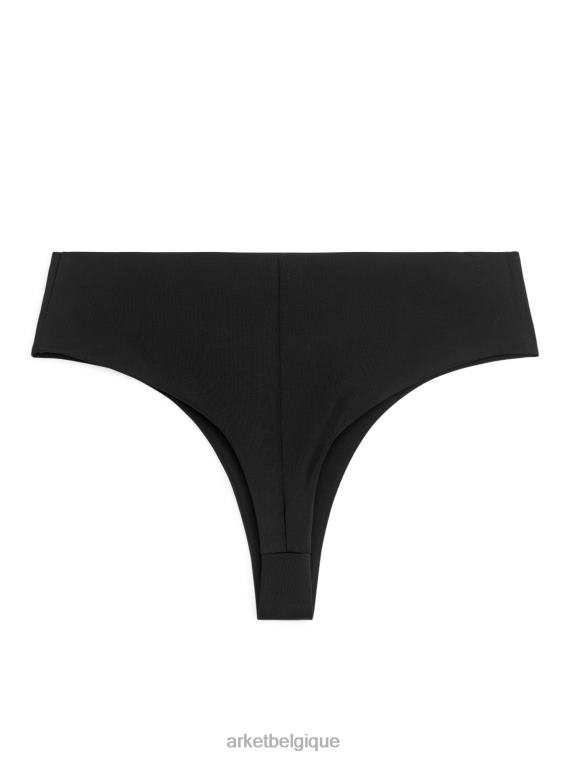 ARKET slip de bikini femmes noir T46DR622 vêtements