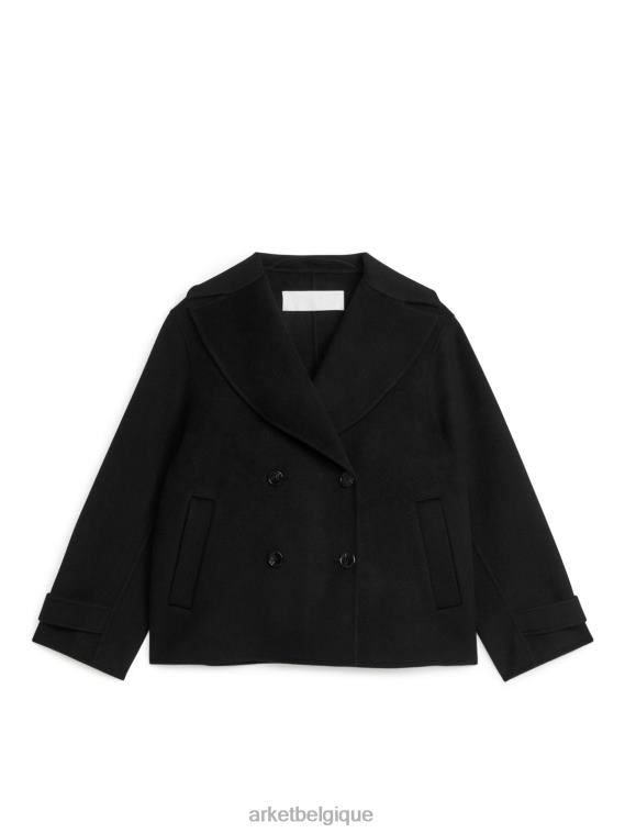 ARKET caban en laine femmes noir T46DR457 vêtements