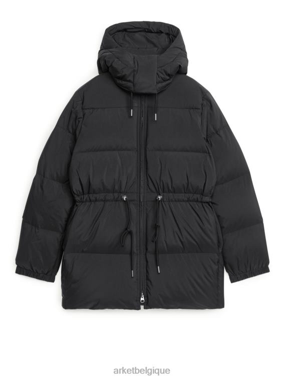 ARKET doudoune cintrée femmes noir T46DR480 vêtements
