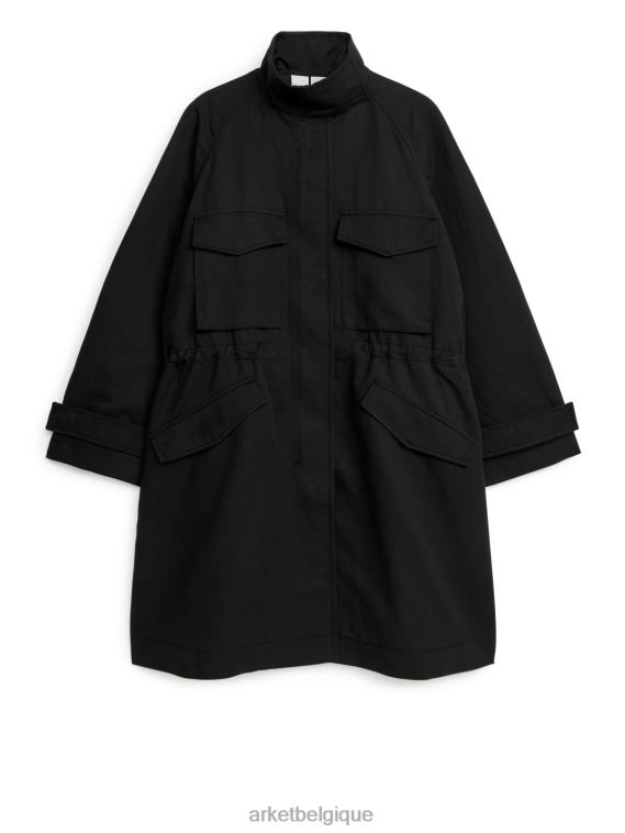 ARKET veste à cordon femmes noir T46DR462 vêtements