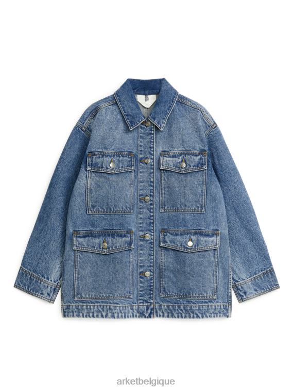 ARKET veste en jean femmes bleu délavé T46DR451 vêtements