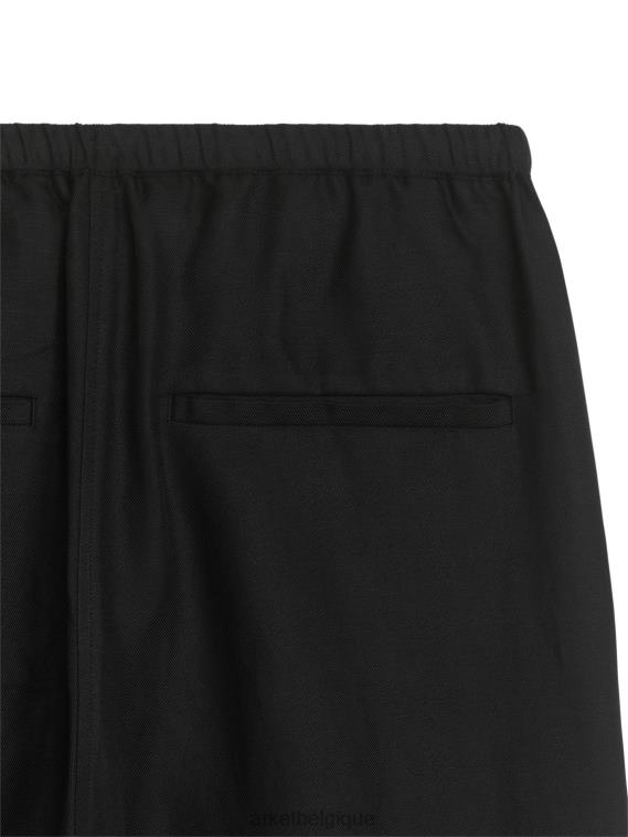 ARKET pantalon cargo fluide femmes noir T46DR182 vêtements