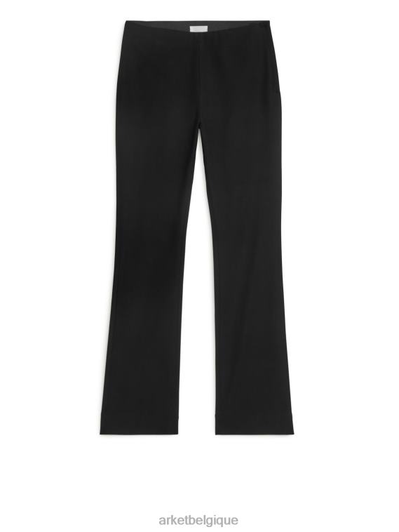 ARKET pantalon en coton stretch femmes noir T46DR223 vêtements