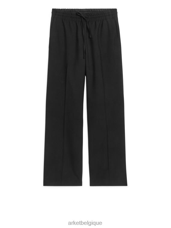 ARKET pantalon hopsack en laine femmes noir T46DR224 vêtements