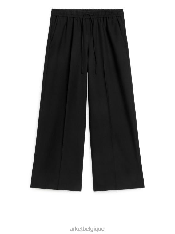 ARKET pantalon large femmes noir T46DR210 vêtements