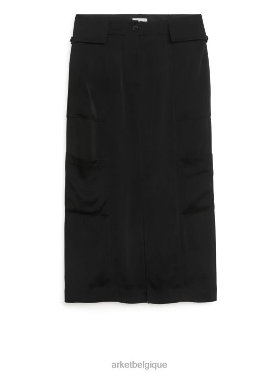 ARKET jupe cargo femmes noir T46DR262 vêtements