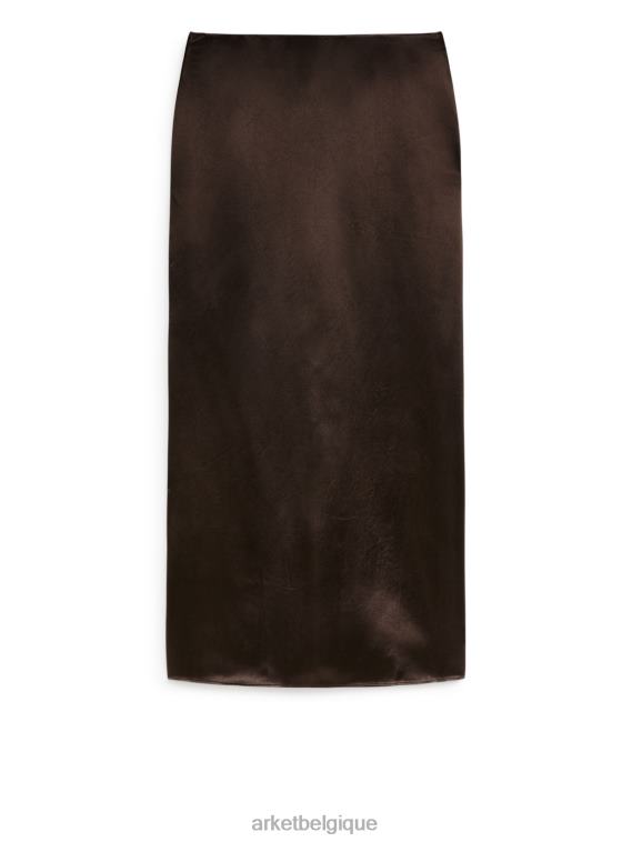 ARKET jupe crayon femmes marron foncé T46DR247 vêtements