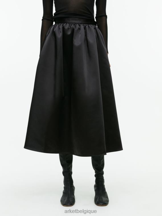 ARKET jupe en taffetas femmes noir T46DR266 vêtements