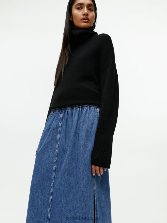 ARKET jupe longue en jean femmes bleu T46DR248 vêtements