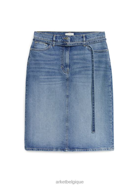 ARKET jupe mi-longue en jean femmes bleu T46DR233 vêtements