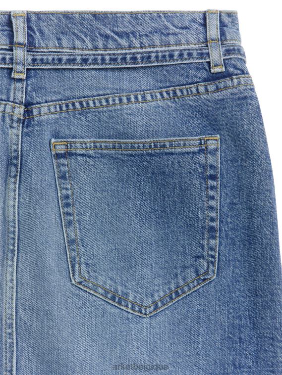 ARKET jupe mi-longue en jean femmes bleu T46DR233 vêtements