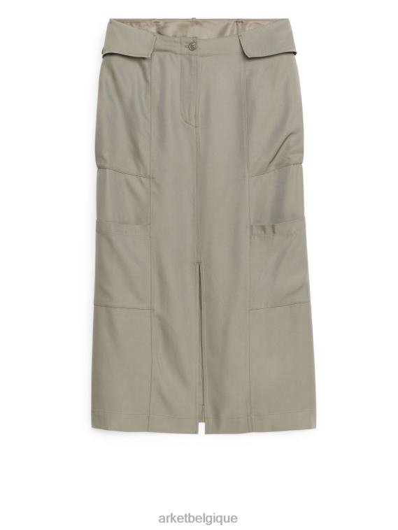ARKET jupe utilitaire femmes taupe T46DR249 vêtements