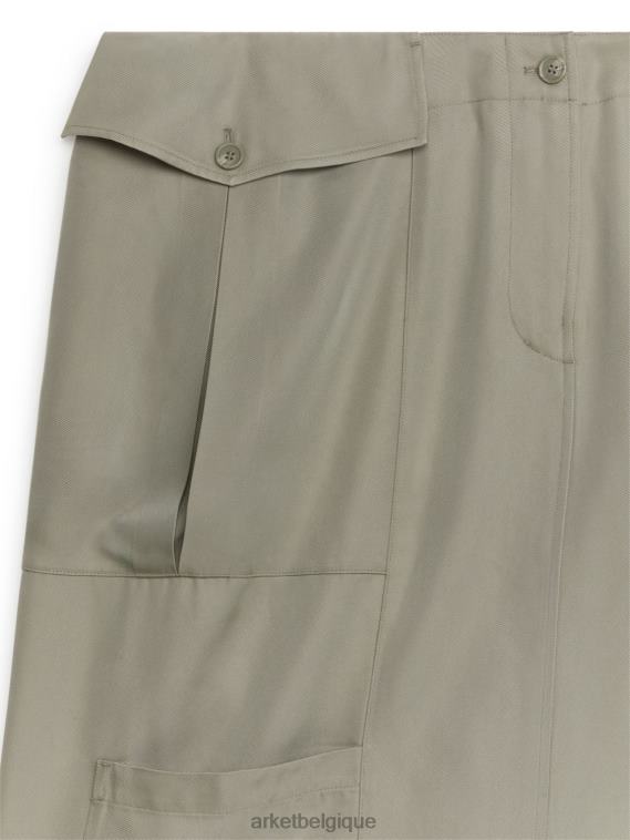 ARKET jupe utilitaire femmes taupe T46DR249 vêtements