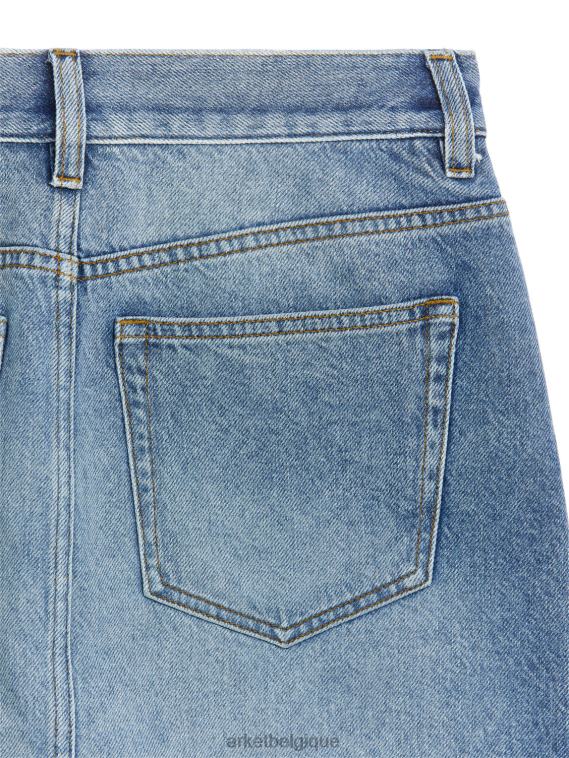 ARKET mini-jupe en jean femmes bleu clair T46DR228 vêtements