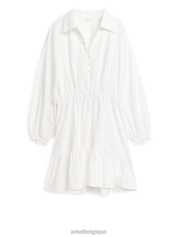 ARKET mini-robe en coton femmes blanc T46DR108 vêtements