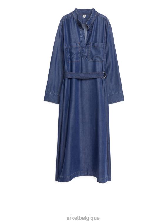 ARKET robe en jean ceinturée femmes bleu T46DR124 vêtements