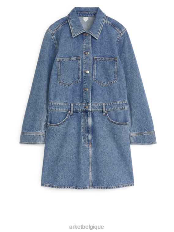 ARKET robe en jean femmes bleu délavé T46DR129 vêtements