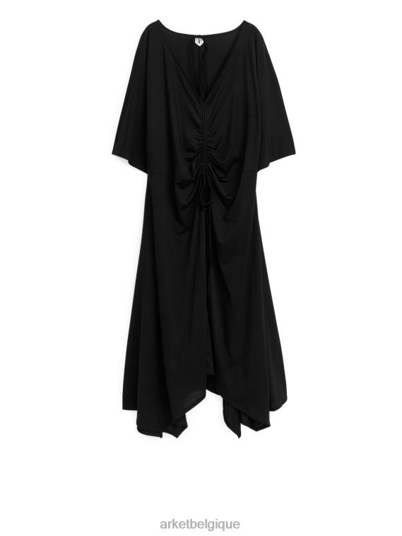 ARKET robe mi-longue en jersey femmes noir T46DR96 vêtements