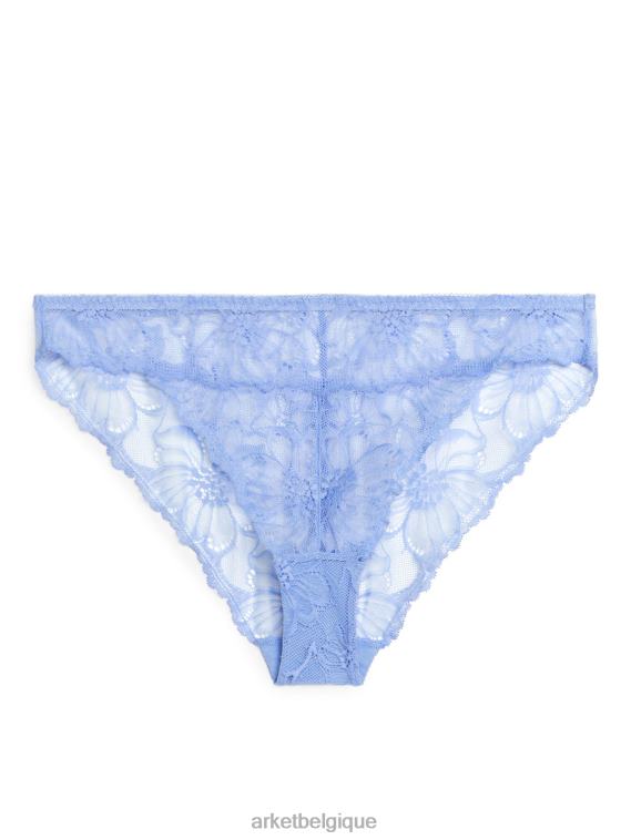 ARKET slip en dentelle femmes bleu T46DR556 vêtements