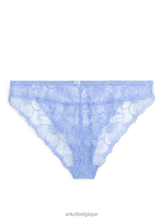 ARKET slip en dentelle femmes bleu T46DR556 vêtements