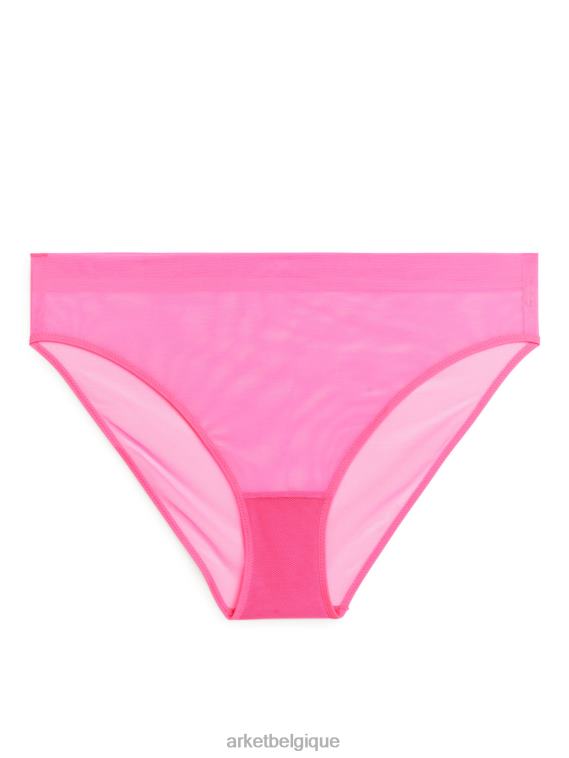 ARKET slip en résille femmes rose T46DR537 vêtements