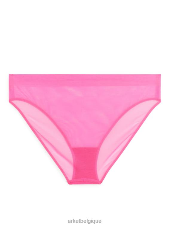 ARKET slip en résille femmes rose T46DR537 vêtements