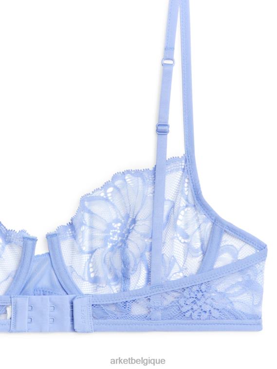 ARKET soutien-gorge à armatures en dentelle femmes bleu T46DR555 vêtements