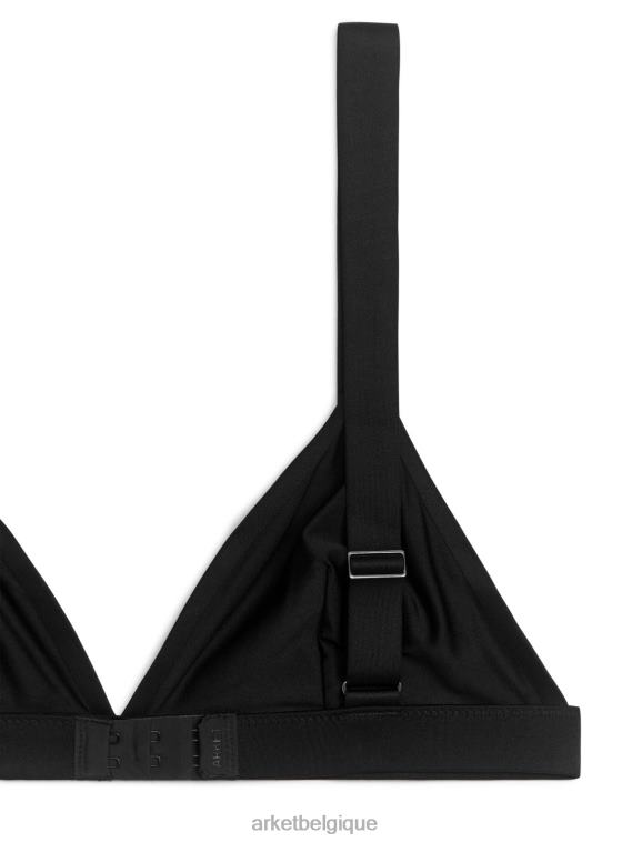 ARKET soutien-gorge triangle doux femmes noir T46DR544 vêtements