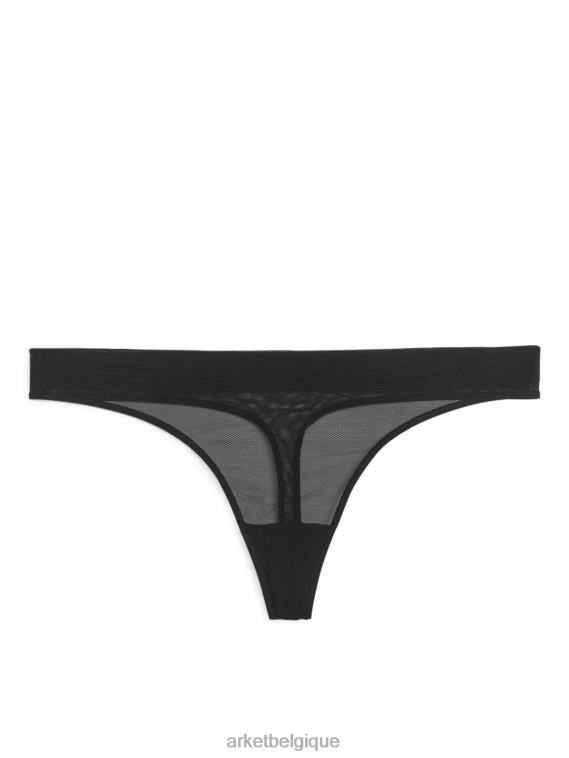 ARKET string en maille femmes noir T46DR551 vêtements
