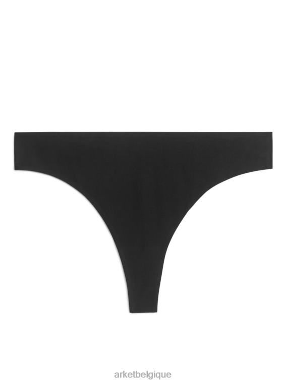 ARKET tongs sans couture femmes noir T46DR543 vêtements