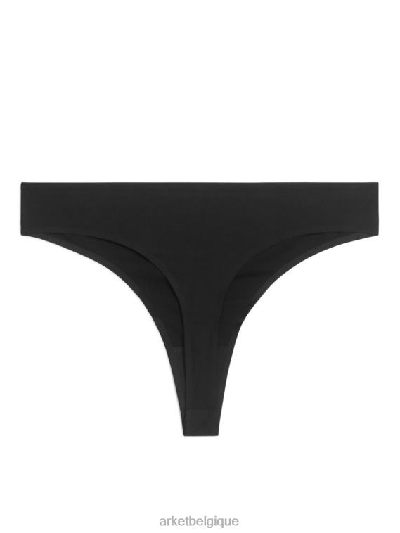 ARKET tongs sans couture femmes noir T46DR543 vêtements
