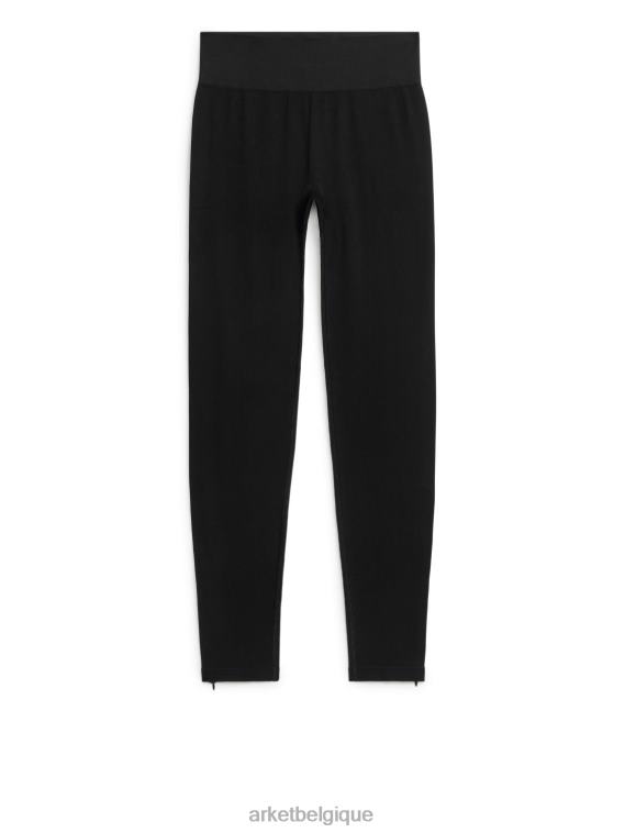 ARKET leggings sans couture femmes noir T46DR215 vêtements
