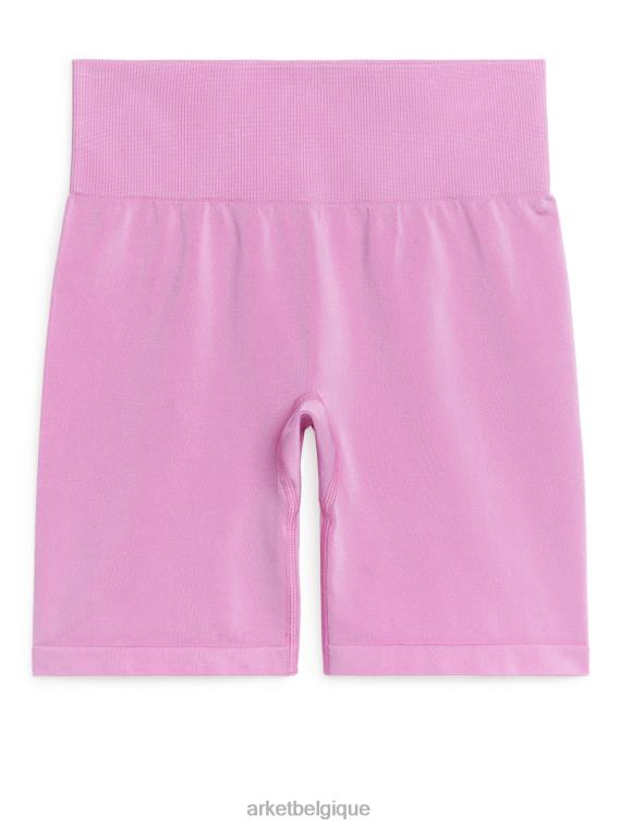 ARKET short de sport sans couture femmes rose T46DR502 vêtements