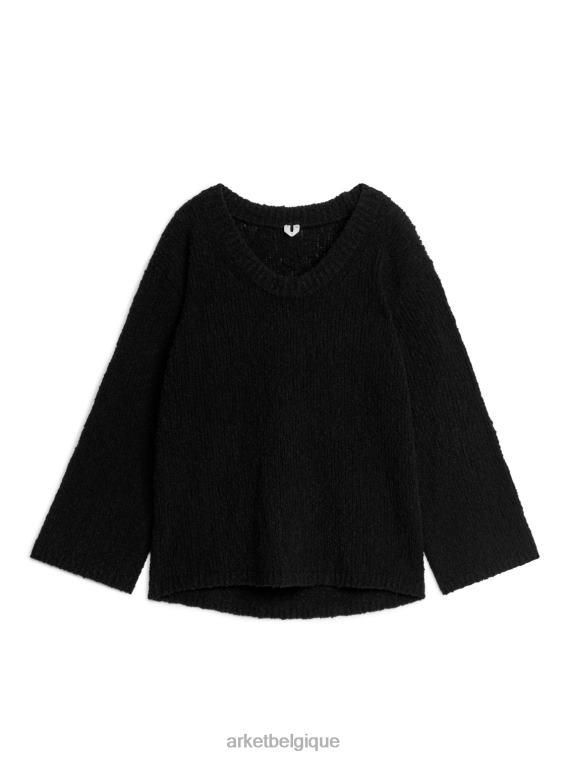 ARKET pull bouclé femmes noir T46DR411 vêtements