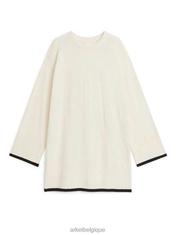 ARKET pull bouclé femmes blanc T46DR418 vêtements