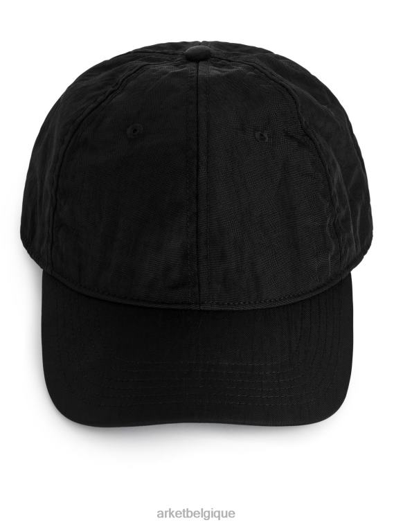 ARKET Casquette en nylon à 6 panneaux Hommes noir T46DR1294 accessoires