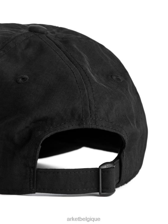ARKET Casquette en nylon à 6 panneaux Hommes noir T46DR1294 accessoires