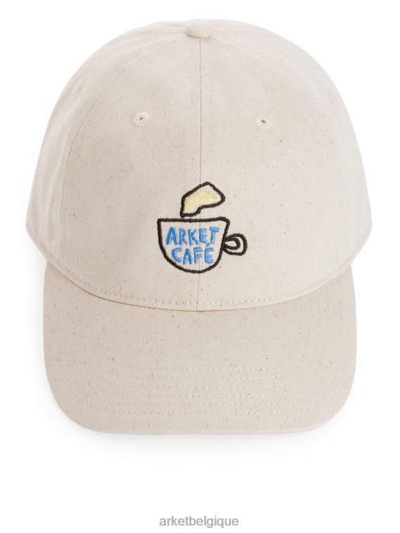 ARKET casquette de café Hommes blanc cassé T46DR820 accessoires