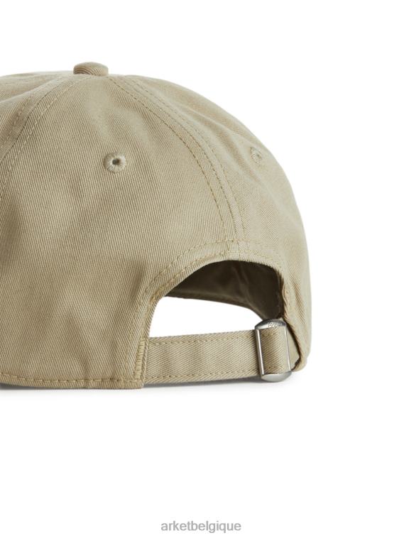 ARKET casquette en sergé de coton Hommes beige T46DR1304 accessoires