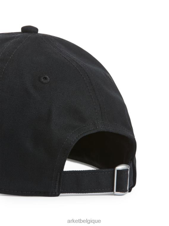 ARKET casquette en sergé de coton Hommes noir T46DR1300 accessoires