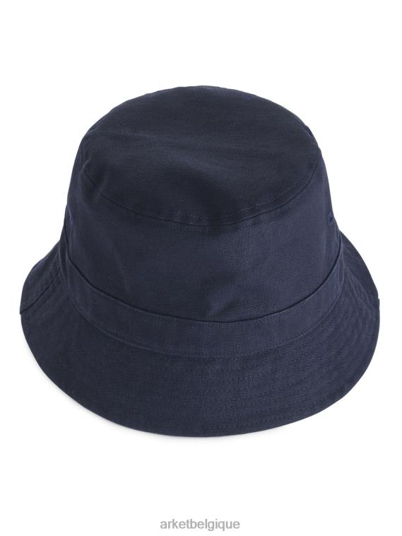 ARKET chapeau de seau de chanvre Hommes bleu foncé T46DR1293 accessoires