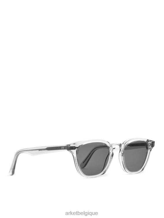 ARKET lunettes de soleil monokel lunettes de soleil rivière Hommes verre solide cristal/gris T46DR1341 accessoires