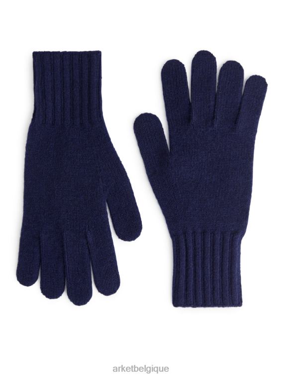 ARKET gants en cachemire Hommes bleu foncé T46DR1319 accessoires