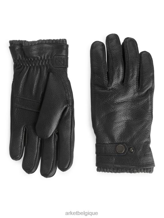 ARKET gants hestra utsjo Hommes noir T46DR1321 accessoires